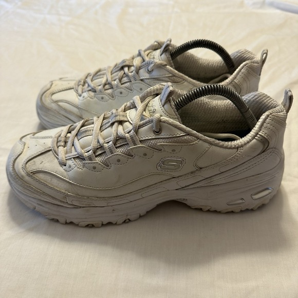 Skechers Women's D'lites SN11931EW Athletic Shoes Sneaker White Sz 11 - Picture 13 of 16